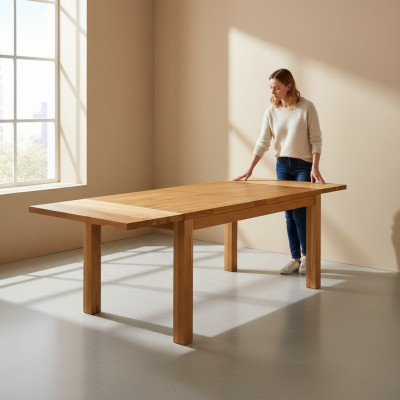 Solid Wood Table 180x90cm Dining Room Tables Oak Solid Wood Furniture