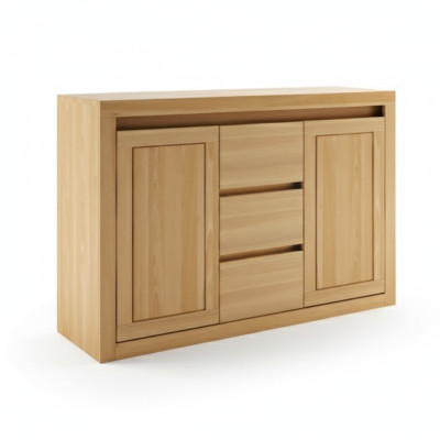 Sideboard dresser solid wood cabinet cabinets genuine wood oak 140x90cm dressers