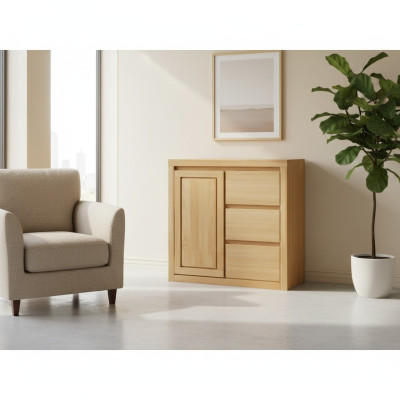 Dresser Design Lowboard Sideboard Cabinet Real Wood Buffet Dressers
