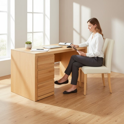 Table, desk, office desk, work desk, wood, solid wood, oak, tables, solid wood.