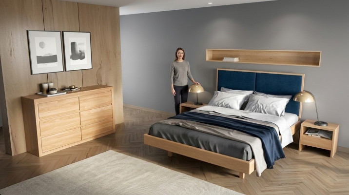 Solid wood bed 180x200 double bed solid real wood bed full wood bed beds new