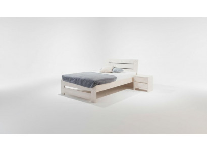 Bed Bedroom Complete Set Beds with 2 Nightstands 100x200cm Loft Solid