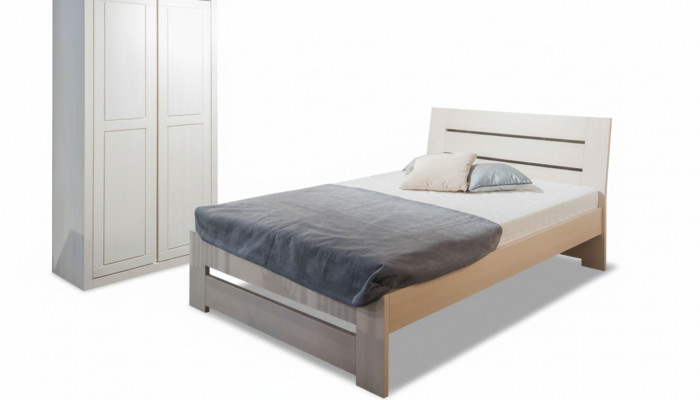 Solid wood bed, solid beds 100x200cm single bed solid furniture bedroom furniture