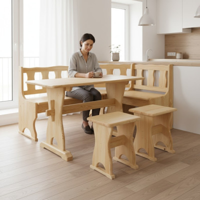 Corner bench wooden bench solid benches kitchen dining area corner seating furniture real wood wood
