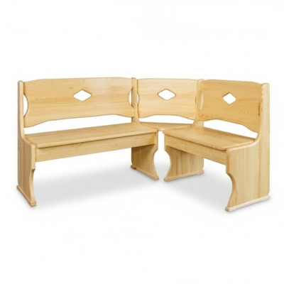 Corner bench solid wood pine solid wood dining room country house handmade corner benches