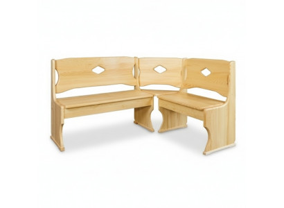 Corner bench solid wood pine solid wood dining room country house handmade corner benches
