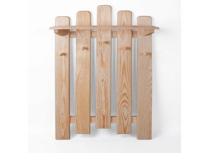 Wardrobe wall coat rack with 5 hooks, wall panel hallway wardrobe wardrobe panel