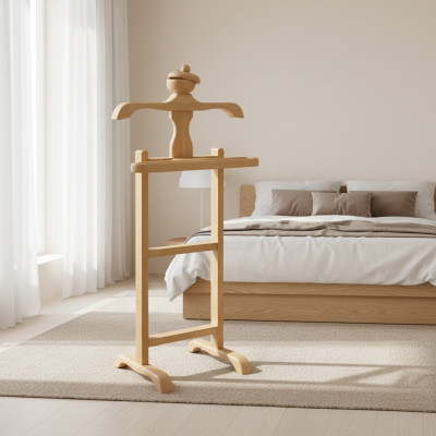 Clothes rack beech wood drying rack clothes rail coat rack stand