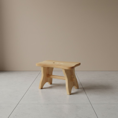 Stool, garden stool, side table, garden furniture, wooden stool, solid beech, footstool