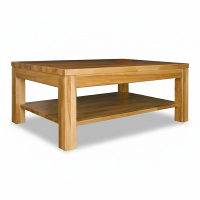 Solid wood natural coffee table massive wood furniture noble design living room table tables