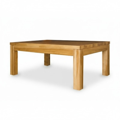 Coffee table side table real wood solid furniture oak 100x70cm new tables