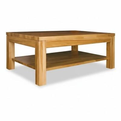 Coffee table wood tables for living and dining room 100x70 solid wood