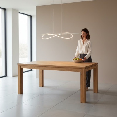 Modern table dining table wood wooden table dining room living room table solid wood new