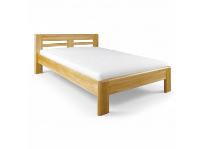 Beds Wooden Bed Real Wood Bed Hotel Design Style Massive 140x200 Bedroom
