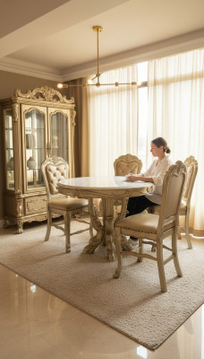 Round dining room round table tables wood round decor classic baroque style