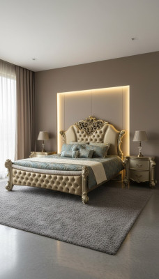 Bed Design Double Bed Luxury Classic Baroque Chesterfield 184x214cm new