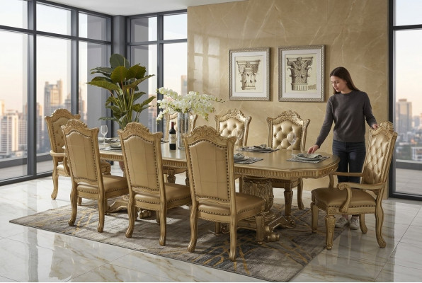 Dining table dining tables tables table office design classic wood decor baroque