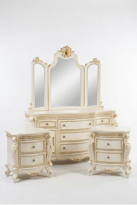 Buffet dresser dressers cabinet baroque rococo mirror sideboard