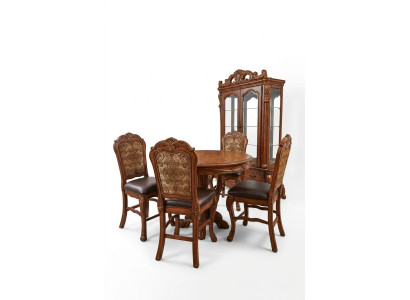 Round dining table, wood tables, round classic baroque rococo furniture new
