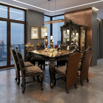 Dining table set dining room tables living room suite wood design