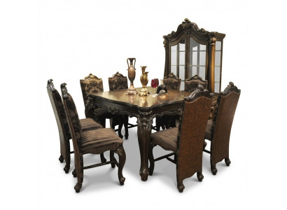Classic Table Dining Table Wood Dining Room Set 8x Chair Set Chairs