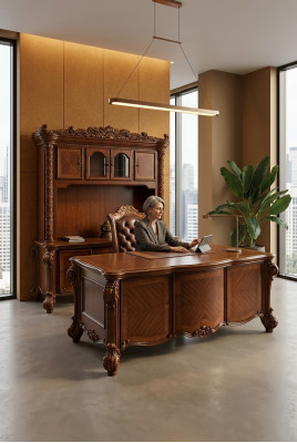 Desk Chair Computer Desk Designer Office Tables Baroque Rococo