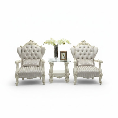 Lounge Club Set 3-piece Set 2x Armchair Side Table Table Sofa Set New