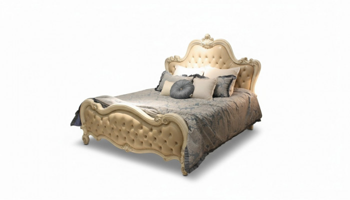Design bed double luxury sleeping room decor beds leather hotel 180x200cm