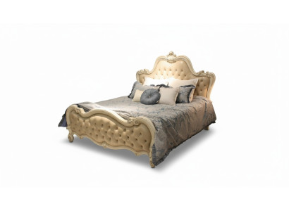 Design bed double luxury sleeping room decor beds leather hotel 180x200cm