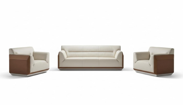 Sofa set 3+1+1 seater set design sofas upholstery couches leather relax