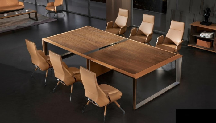 Meeting conference tables design luxury office furniture meeting 7-piece.