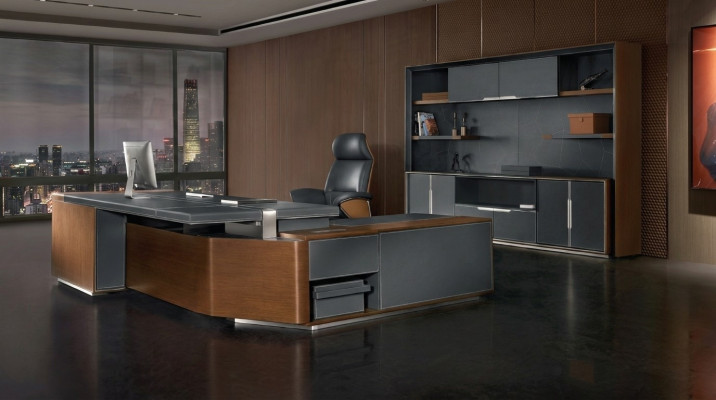 Desk set office suite table executive chair cabinet furnishings new