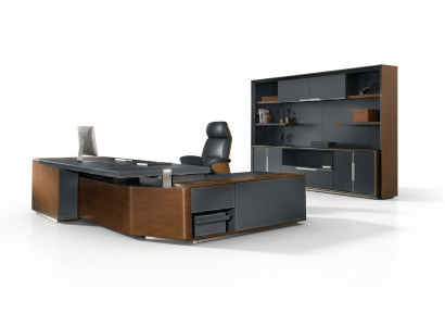 Desk set office suite table executive chair cabinet furnishings new