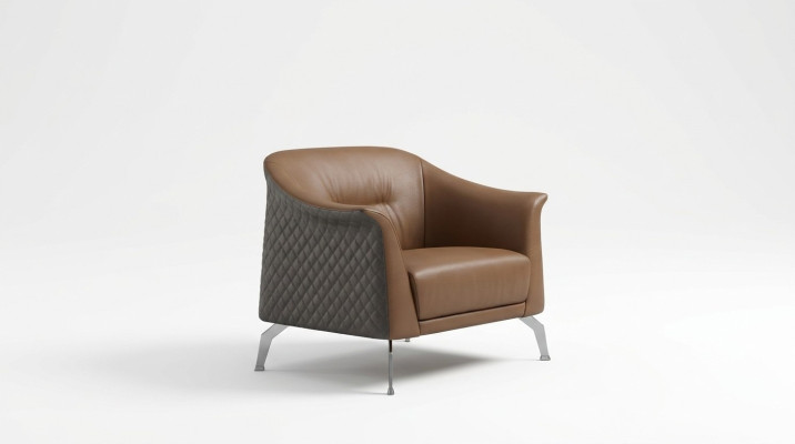 Armchair Leather TV Couch 1 Seater Sofa Relax Luxury Upholstery Single Seater