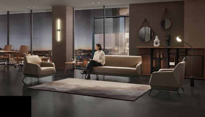 Set of Leather Sofa Couch Living Area 311-Seater Suite Design Modern