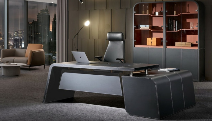 Corner desk workstation office desk designer luxury class furniture