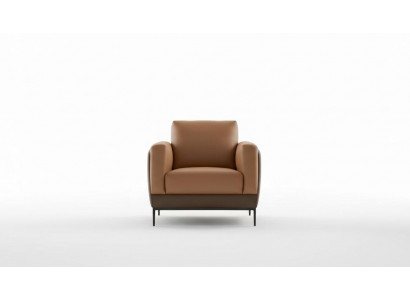 Armchair Leather TV Couch 1 Seater Sofa Relax Luxury Upholstered Couch