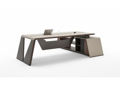 Design office desk table chair furnishings corner desk with chair 2-piece set.