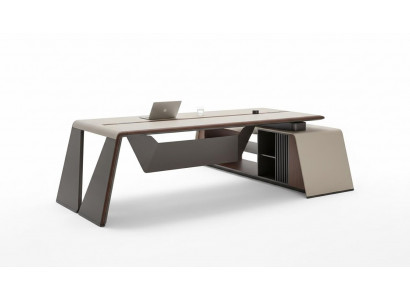 Design office desk table chair furnishings corner desk with chair 2-piece set.