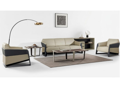 Sofa set 3-1-1 seating set, decorative design sofas, upholstered couches, leather, relax.