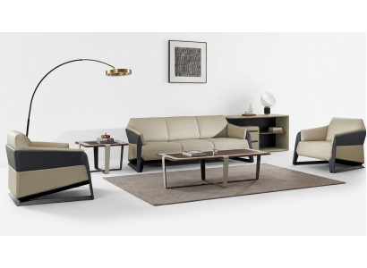 Sofa set 3-1-1 seating set, decorative design sofas, upholstered couches, leather, relax.
