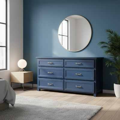Designer dresser side low board bedroom wood luxury cabinet shelf