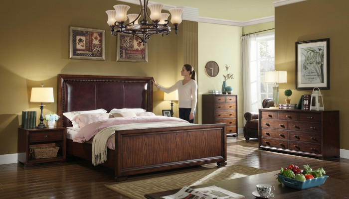 Bed 2x Nightstand 3-piece Bedroom Sets Designer Luxury Beds Complete Set