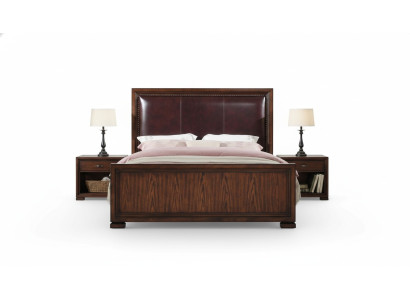 Bed 2x Nightstand 3-piece Bedroom Sets Designer Luxury Beds Complete Set