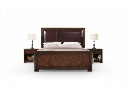 Bed 2x Nightstand 3-piece Bedroom Sets Designer Luxury Beds Complete Set
