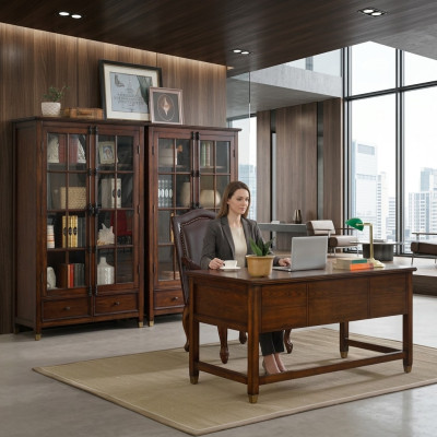 Office desk + armchair table wood table chair tables desks
