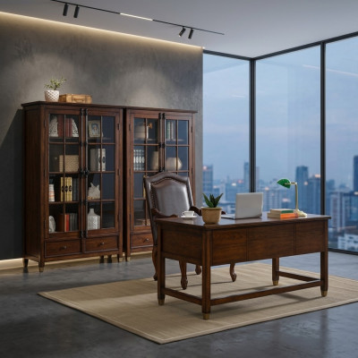 Office desk + armchair table wood table chair tables desks