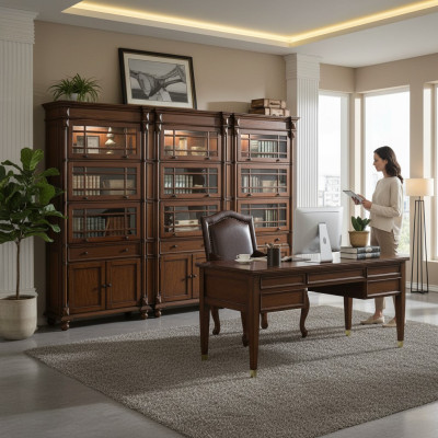 Showcase 3x filing cabinet cabinet display cases office living room tall cabinet