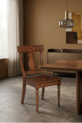 Luxury chair dining room chairs TV lounge armchair seat 1x armchair wood