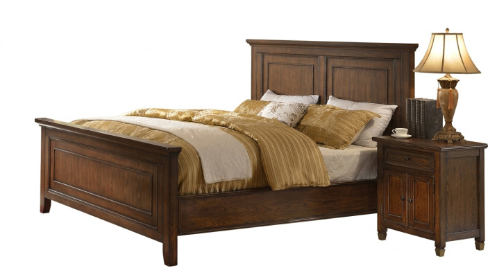 Bed + 2x Nightstands 3-piece Bedroom Set Designer Luxury Bedroom Sets